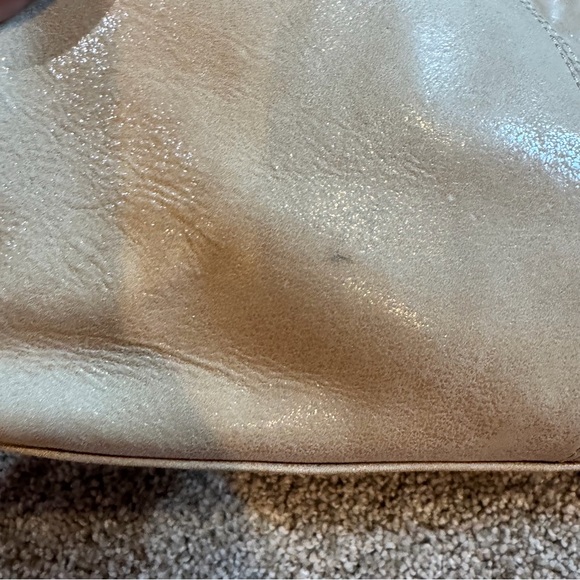 HOBO Gold Leather Crossbody Bag - Picture 6 of 6